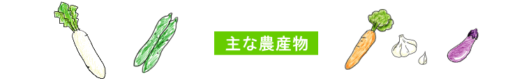 主な農産物