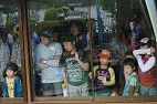 ミツバチたちに興味津々♪