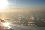 飛行機から