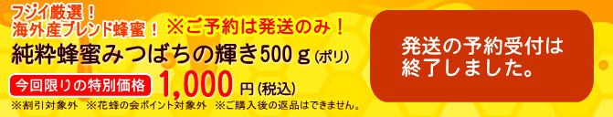 純粋蜂蜜みつばちの輝き